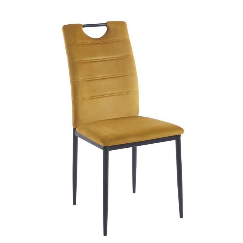 Velvet chair (curry) Velvet chair (curry)