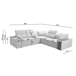Ecksofa Milano III mit Schlaffunktion - Eleganz und Funktionalität in einem! Ecksofa Milano III mit Schlaffunktion - Eleganz und Funktionalität in einem!