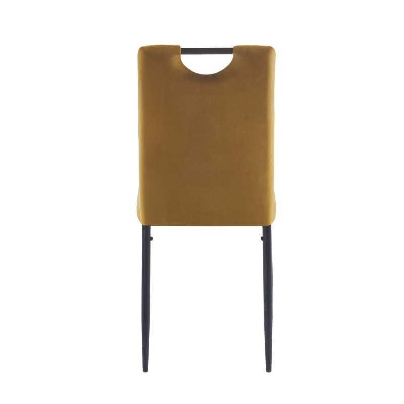 Velvet chair (curry) Velvet chair (curry)