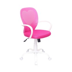 (QZY-1447) Silla giratoria (rosa) (QZY-1447) Silla giratoria (rosa)