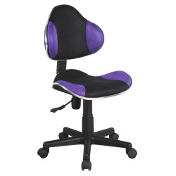 (QZY-G2B) Swivel chair (purple/black)