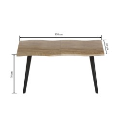 Mesa extensible (roble natural) 89x150(210) Mesa extensible (roble natural) 89x150(210)