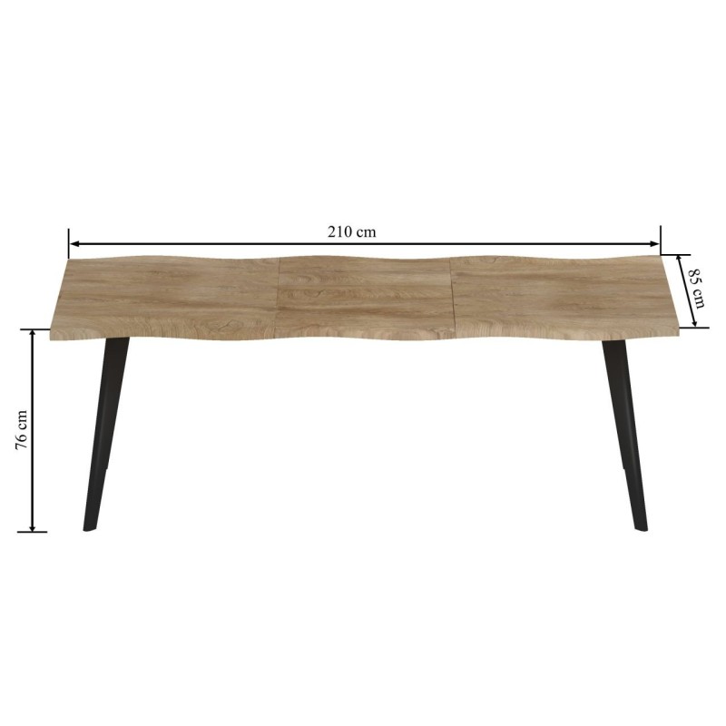 Ausziehbarer Tisch (natürliche Eiche) 89x150(210) Ausziehbarer Tisch (natürliche Eiche) 89x150(210)