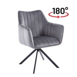 Velvet chair (gray)