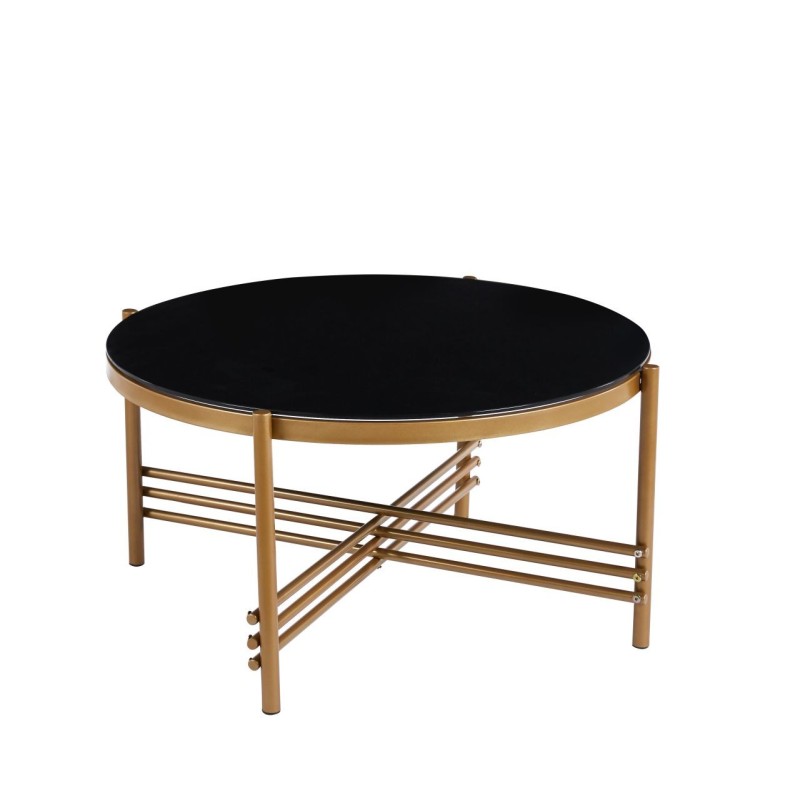 Black bench (gold frame) Black bench (gold frame)