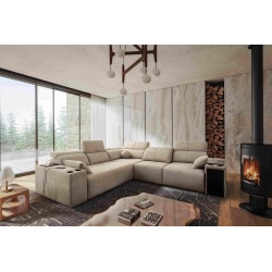 Milano III corner sofa with a sleeping function - elegance and functionality in one!