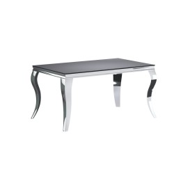 Table (black/chrome) 90x150