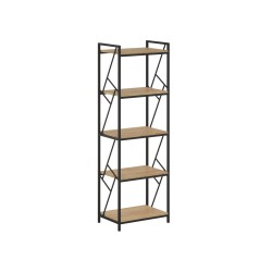 R2-FX Shelf (5P) (natural oak/black frame)