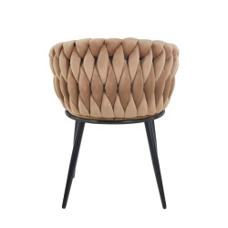 Velvet chair (cappuccino) Velvet chair (cappuccino)