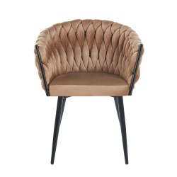 Velvet chair (cappuccino) Velvet chair (cappuccino)