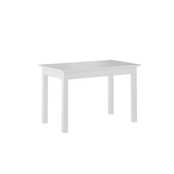 Ausziehbarer Tisch (weiß) 120(160)x70