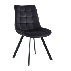Silla de terciopelo (negra) Silla de terciopelo (negra)