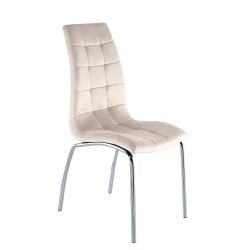 Samtstuhl (beige)