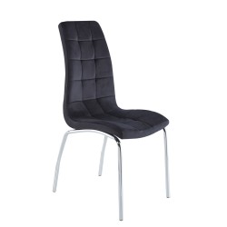 Silla de terciopelo (negra) Silla de terciopelo (negra)