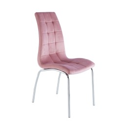 Samtstuhl (rosa)