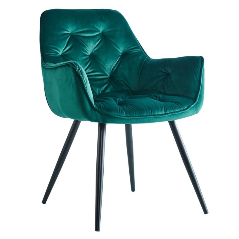 Silla de terciopelo (verde) Silla de terciopelo (verde)