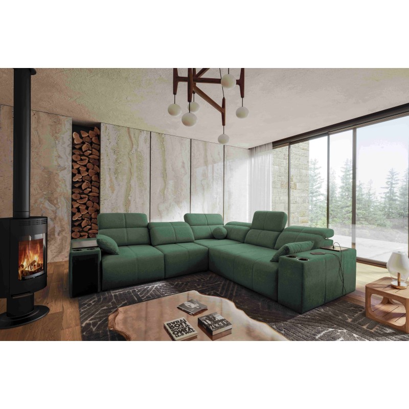 Milano III corner sofa with a sleeping function - elegance and functionality in one!
