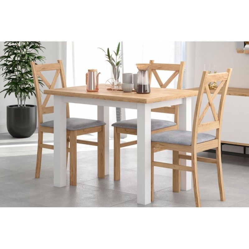Mesa (roble dorado craft/blanco) 70x100 Mesa (roble dorado craft/blanco) 70x100