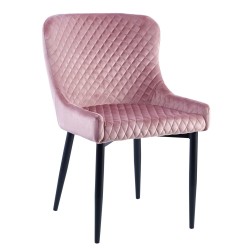 Velvet chair (pink)