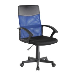 Drehstuhl (blau/schwarz)