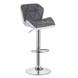 Barstool (gray/white) (1 set of 2 pieces)