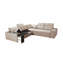Milano III corner sofa with a sleeping function - elegance and functionality in one!