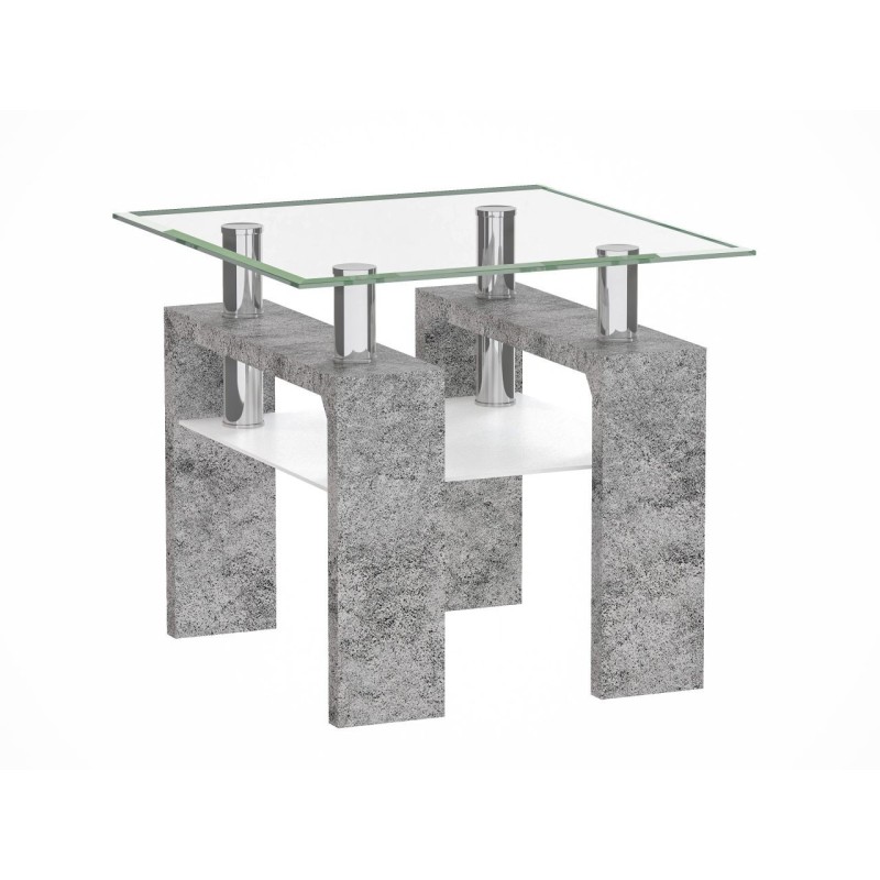 Concrete coffee table