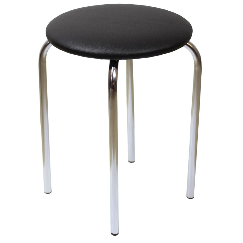 Taboret (eco, czarny)