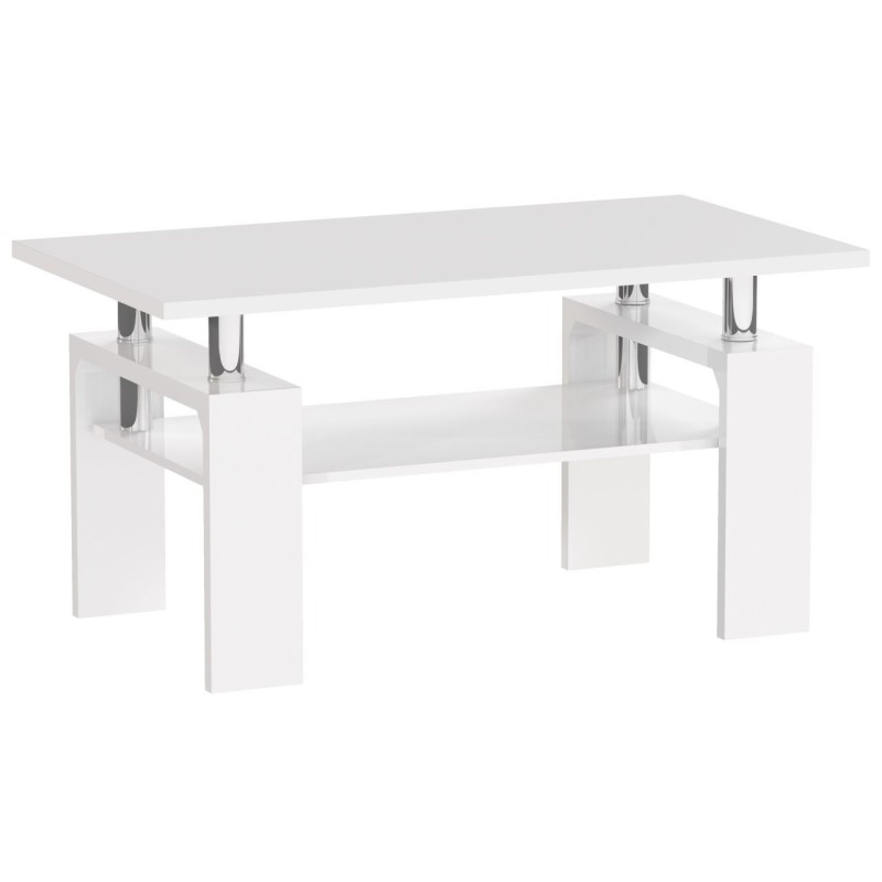 Coffee table (MDF, white)