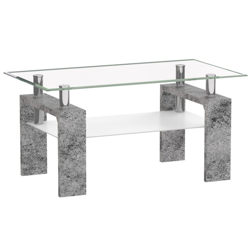 Concrete coffee table