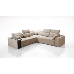 Milano III corner sofa with a sleeping function - elegance and functionality in one!
