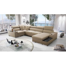 Napoli IV Maxi corner sofa with a sleeping function - luxury and comfort in your living room