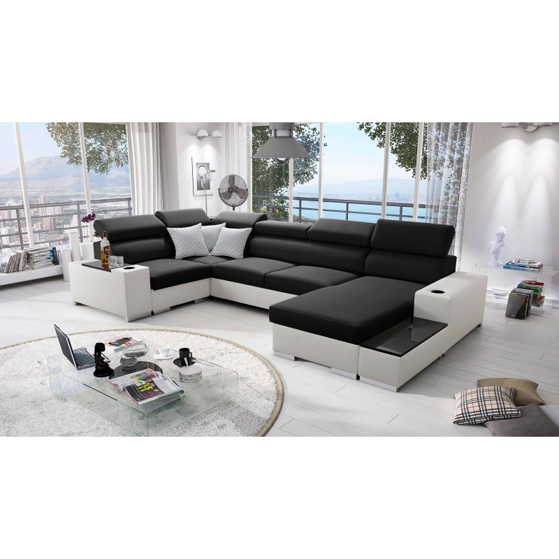 Napoli IV Maxi corner sofa with a sleeping function - luxury and comfort in your living room