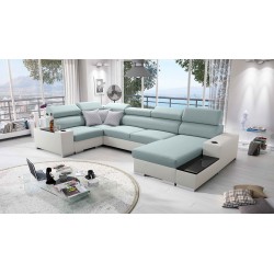 Napoli IV Maxi corner sofa with a sleeping function - luxury and comfort in your living room