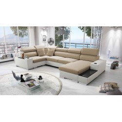 Napoli IV Maxi corner sofa with a sleeping function - luxury and comfort in your living room