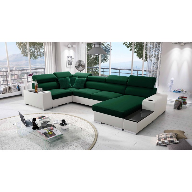 Napoli IV Maxi corner sofa with a sleeping function - luxury and comfort in your living room