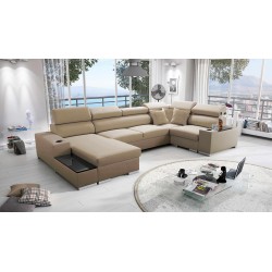 Napoli IV Maxi corner sofa with a sleeping function - luxury and comfort in your living room