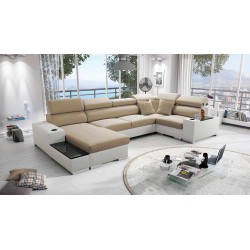 Napoli IV Maxi corner sofa with a sleeping function - luxury and comfort in your living room