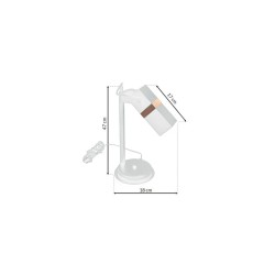 Vidar White Night Lamp 1xGU10