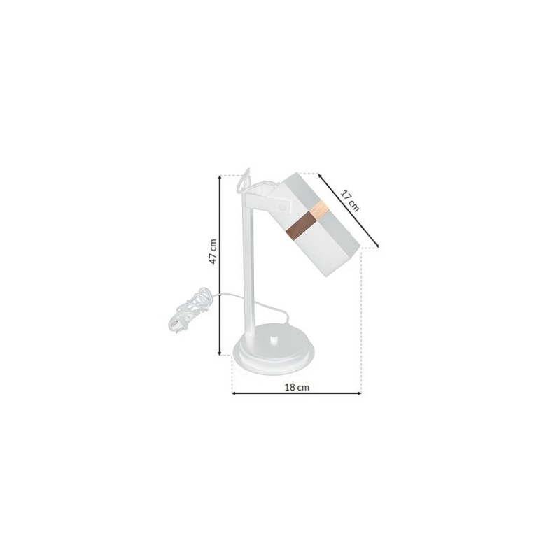 Vidar White Night Lamp 1xGU10
