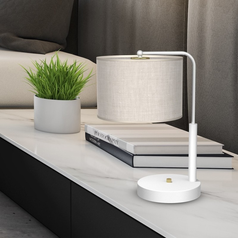 LINO WHITE / LINEN desk lamp 1xE27 LINO WHITE / LINEN desk lamp 1xE27
