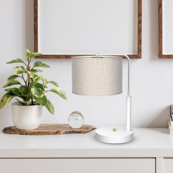 LINO WHITE / LINEN desk lamp 1xE27 LINO WHITE / LINEN desk lamp 1xE27