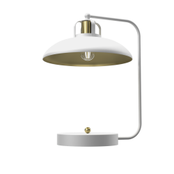 Lampka biurkowa Felix 1xE27 Biały/Złoty Lampka biurkowa Felix 1xE27 Biały/Złoty