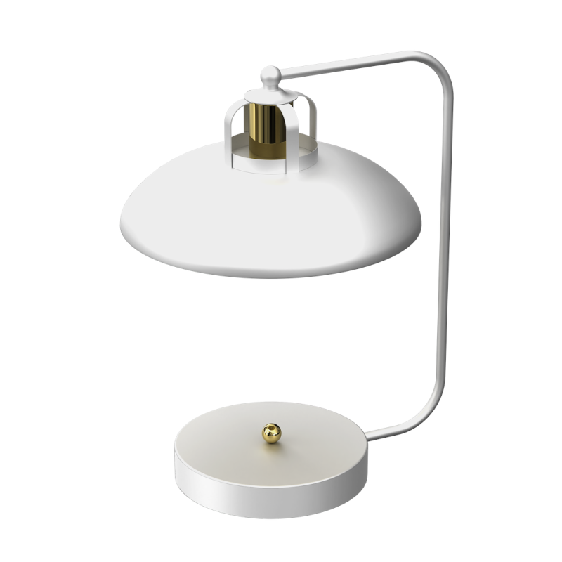 Lampka biurkowa Felix 1xE27 Biały/Złoty Lampka biurkowa Felix 1xE27 Biały/Złoty