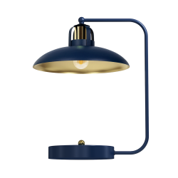Schreibtischlampe FELIX NAVY BLUE/GOLD 1xE27