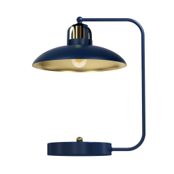 Lampka biurkowa FELIX NAVY BLUE/GOLD 1xE27 Lampka biurkowa FELIX NAVY BLUE/GOLD 1xE27
