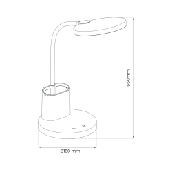 SCUOLA BLACK 5W LED Desk Lamp SCUOLA BLACK 5W LED Desk Lamp