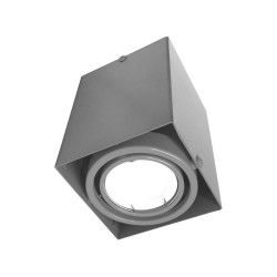 DECKENLAMPE BLOCCO GRAU 1x7W GU10 LED