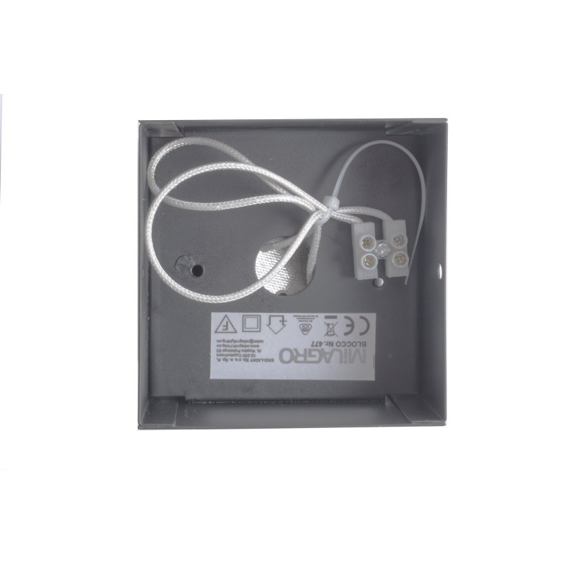 BLOCCO GRAY CEILING LAMP 1x7W GU10 LED BLOCCO GRAY CEILING LAMP 1x7W GU10 LED