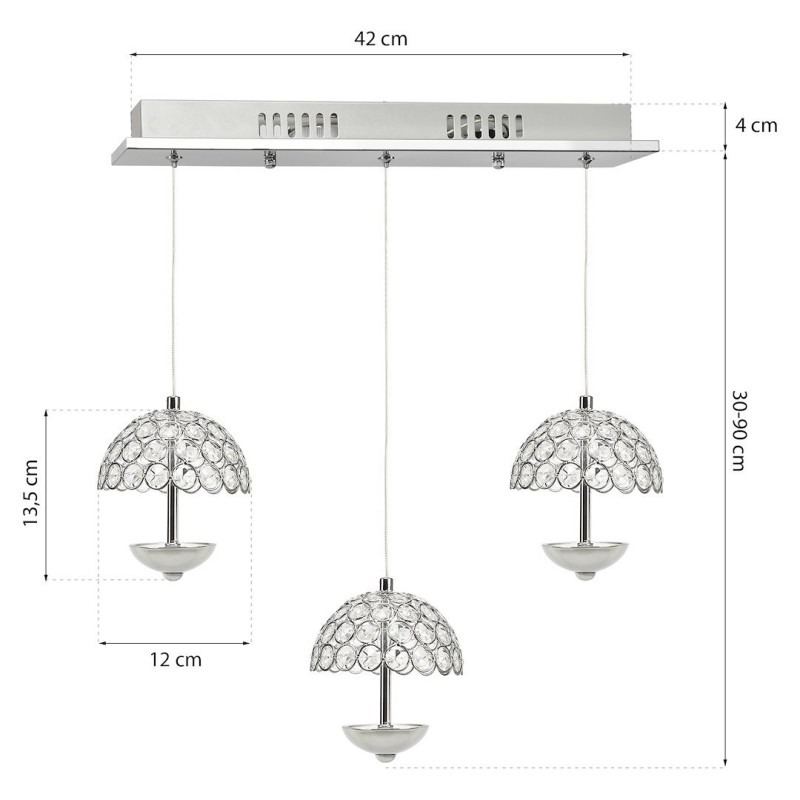 VENUS 3x5W LED PENDANT LAMP VENUS 3x5W LED PENDANT LAMP
